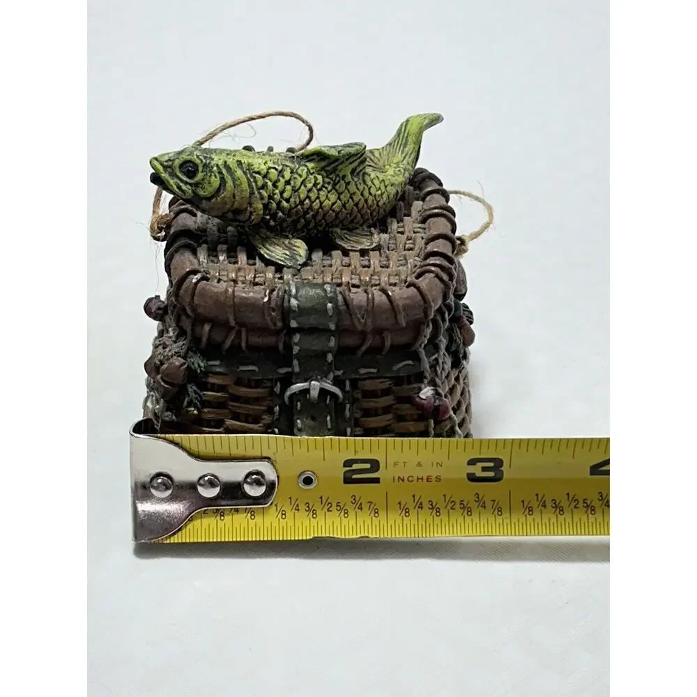 Set Of Two Fishing‎ Christmas Ornaments